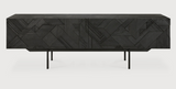 teak graphic tv cupboard