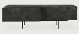 teak graphic tv cupboard