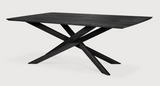 natural oak mikado rectangular dining table