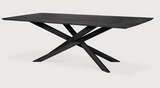 natural oak mikado rectangular dining table