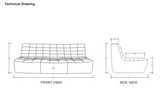 n701 sofa - 3 seater