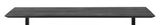 oak bok black varnished oak top for adjustable desk
