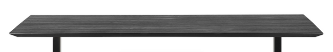 oak bok black varnished oak top for adjustable desk