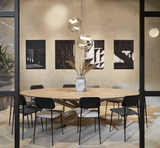 oak mikado meeting table