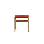 maruni lightwood stool, low, cushioned