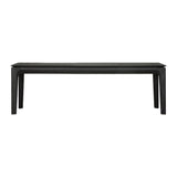 oak bok black bench