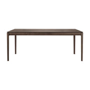 dark brown bok dining table