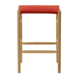 maruni lightwood stool, mid, cushioned