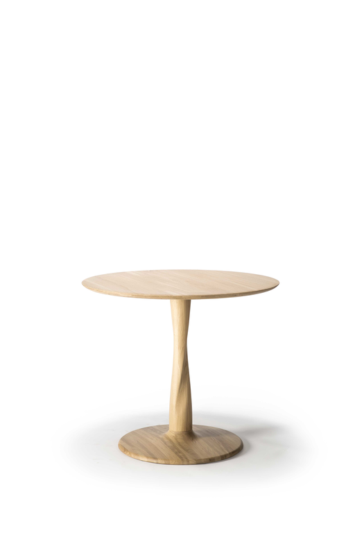 oak torsion dining table