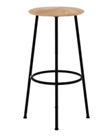 oak baretto bar stool