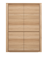 oak shadow storage cupboard