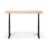 oak bok adjustable desk frame only
