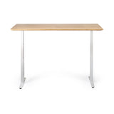 oak bok adjustable desk frame only