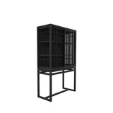 burung black storage cupboard