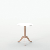 maruni club side table, corian top