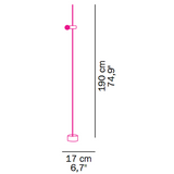 oluce agnoli 387 floor lamp