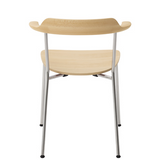 maruni hiroshima armchair stackable (wooden seat)