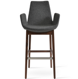 cite el arm wood stool