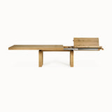 double extendable dining table