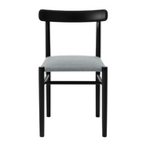 maruni lightwood chair, cushioned