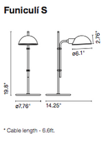funiculí table lamp by marset