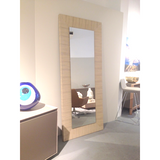 cecchini sci mirror, stained zebra wood