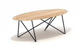 oak orb coffee table