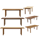 maruni malta table (wood leg)