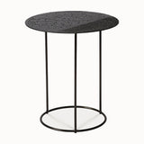 celeste side table, lava linear