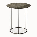 celeste side table, lava linear