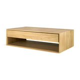 oak nordic coffee table