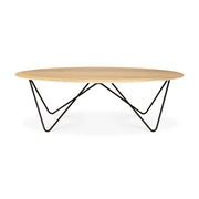 oak orb coffee table