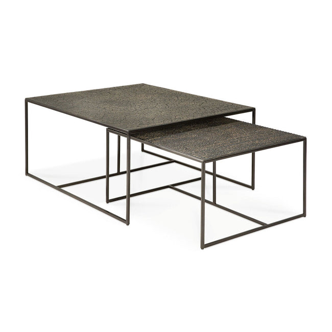 pentagon nesting coffee table set