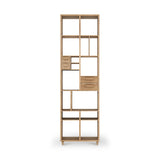 oak pirouette book rack