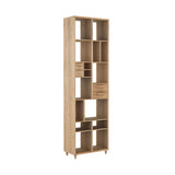 oak pirouette book rack