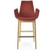 cite el arm wood stool