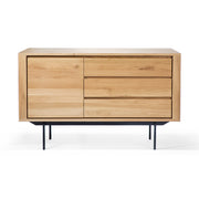 oak shadow sideboard - 1 door, 3 drawers