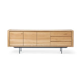 oak shadow sideboard - 1 door, 3 drawers