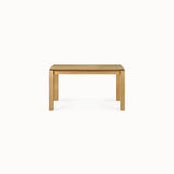 oak slice extendable dining table