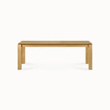 oak slice dining table