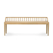 oak spindle bench