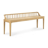 oak spindle bench