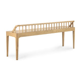 oak spindle bench