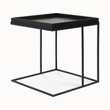 square tray side table