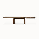 double extendable dining table