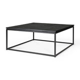 ethnicraft oak thin coffee table