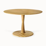 oak torsion dining table