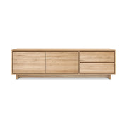 oak wave TV cupboard