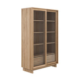 oak wave storage cupboard